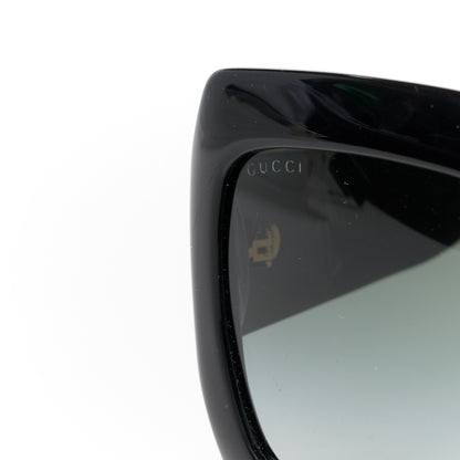 Gucci Acetate Square Frame Sunglasses GG0053S Black 7 of 8