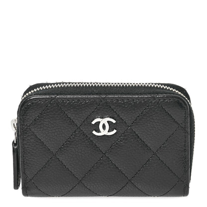 Chanel Caviar Quilted Classic Zipped Coin Purse Black 1 of 7