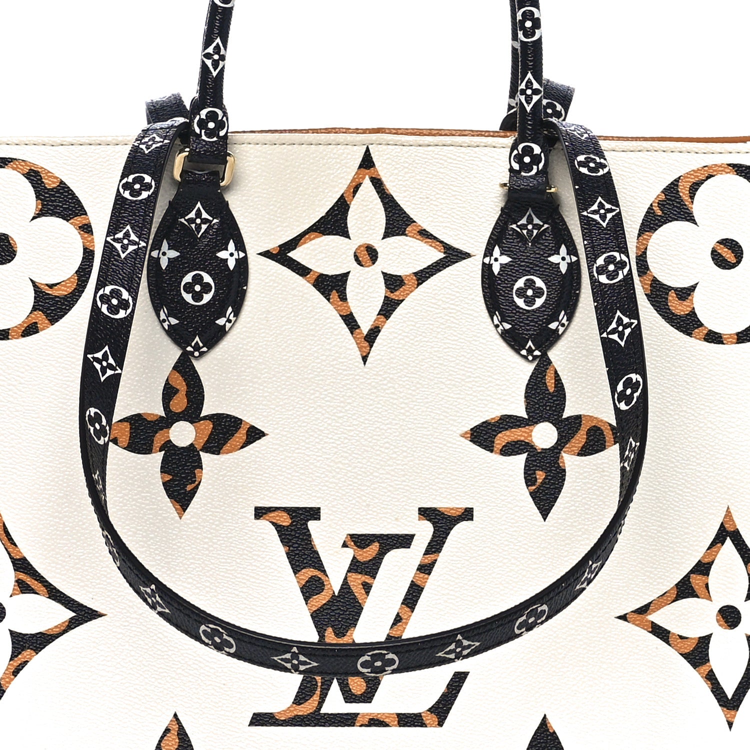 Louis Vuitton Monogram Giant Jungle Onthego GM Ivory 7 of 9