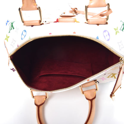 Louis Vuitton Monogram Multicolor Speedy 30 White 5 of 7