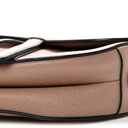 Christian Dior Grained Calfskin Saddle Bag Fard 10 of 13
