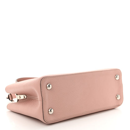 Louis Vuitton Taurillon Capucines PM  Magnolia 4 of 10