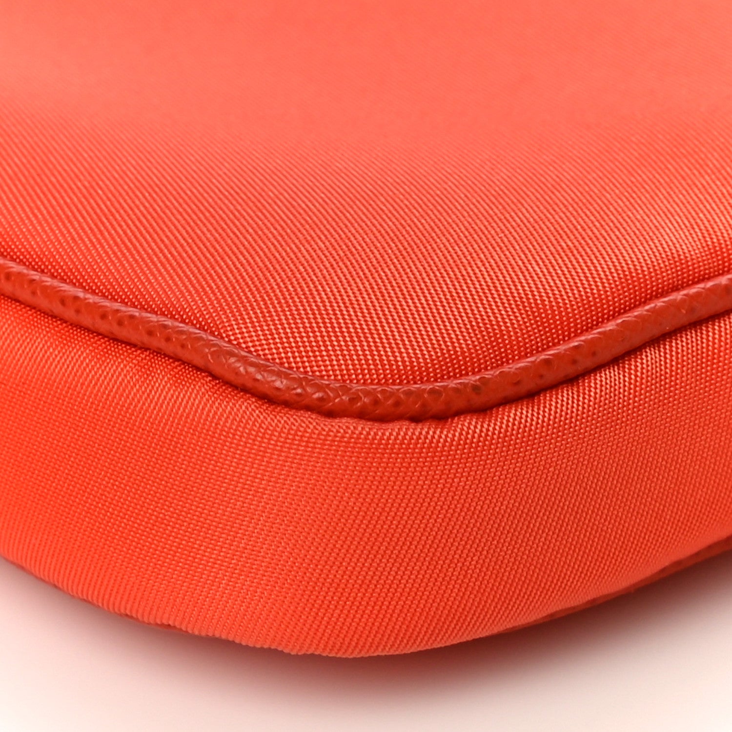 Prada Tessuto Nylon Phone Case Crossbody Bag Orange 9 of 10