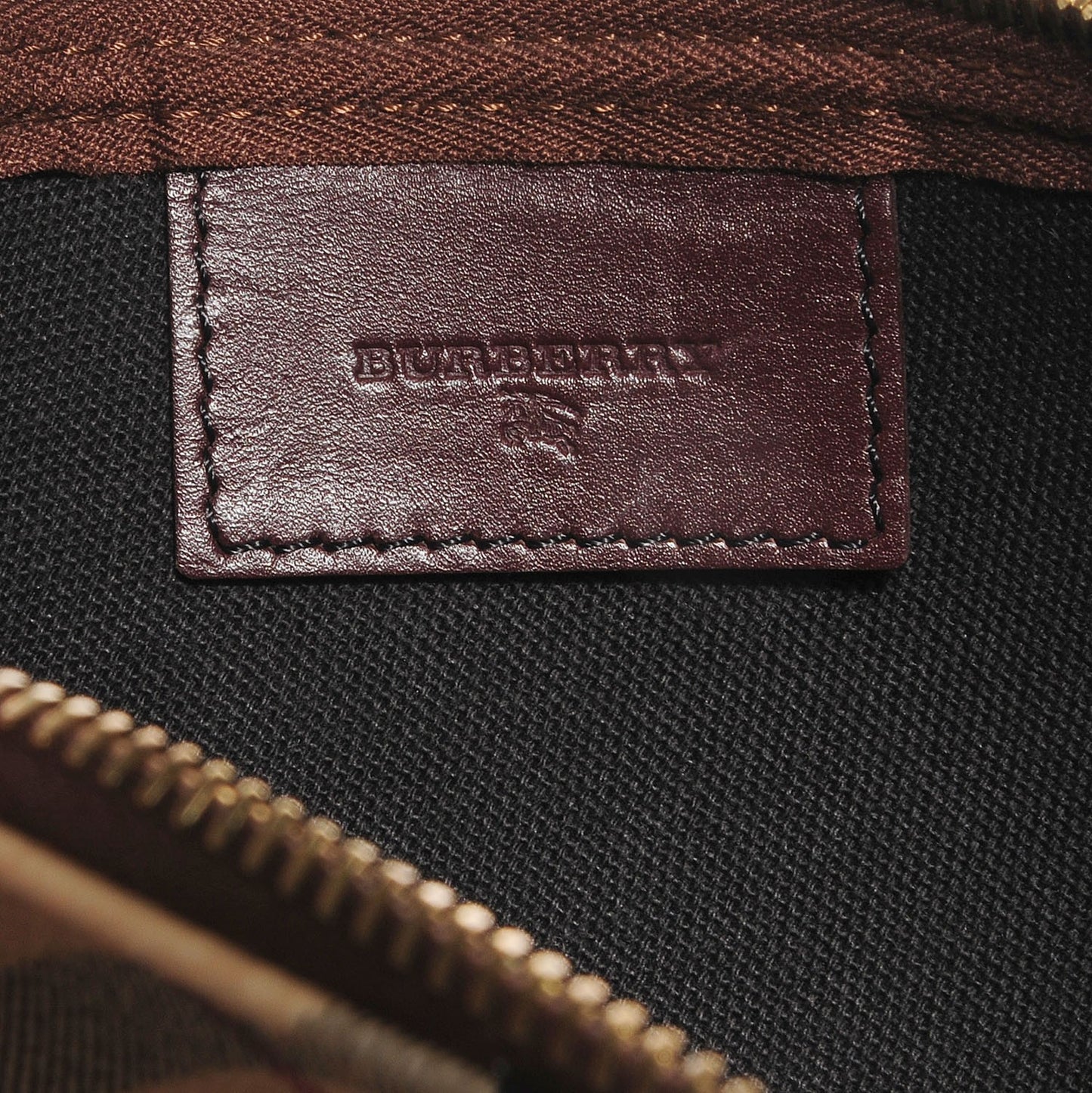 Haymarket Check Pochette Chocolate