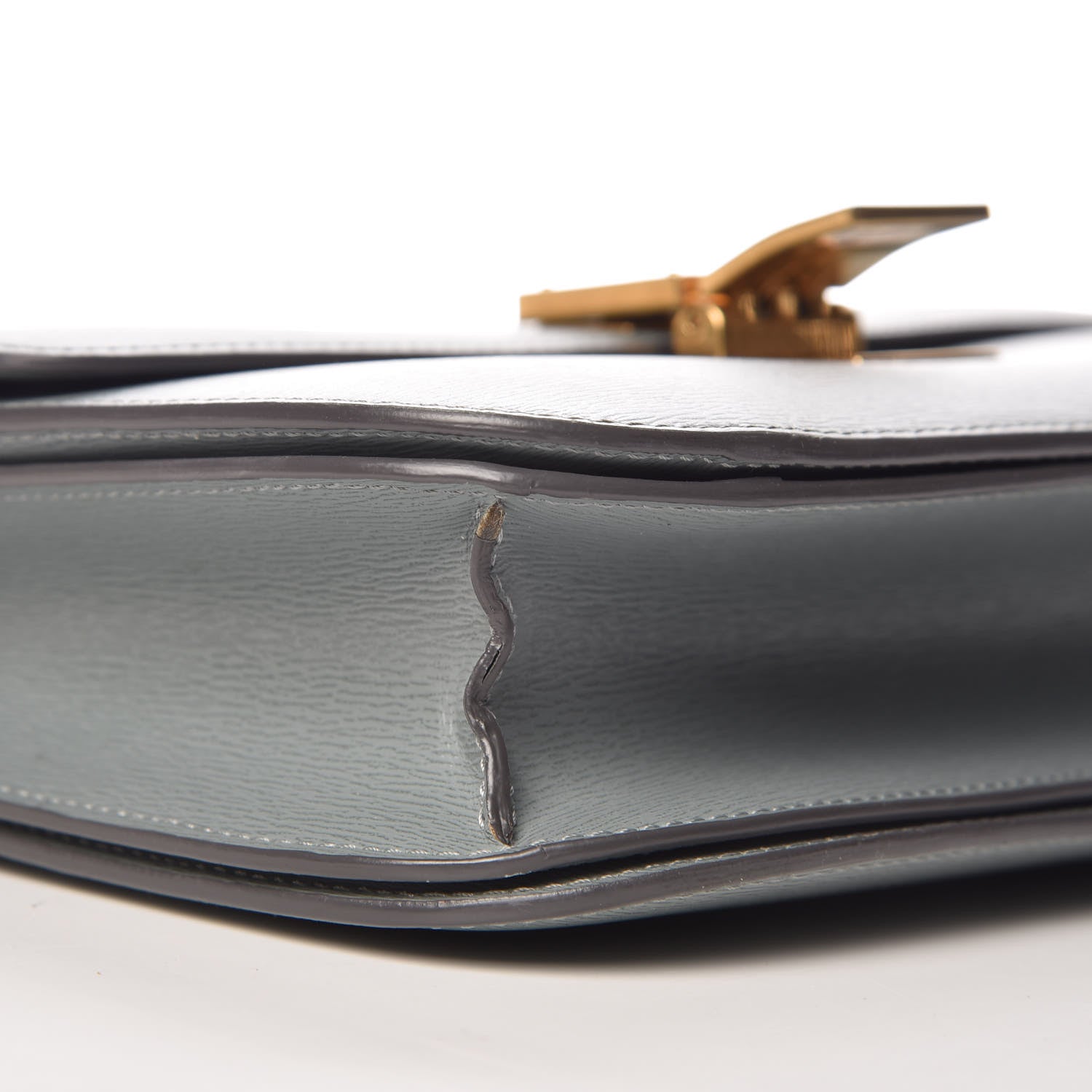 Celine Liege Calfskin Medium Classic Box Flap Bag Storm 8 of 10