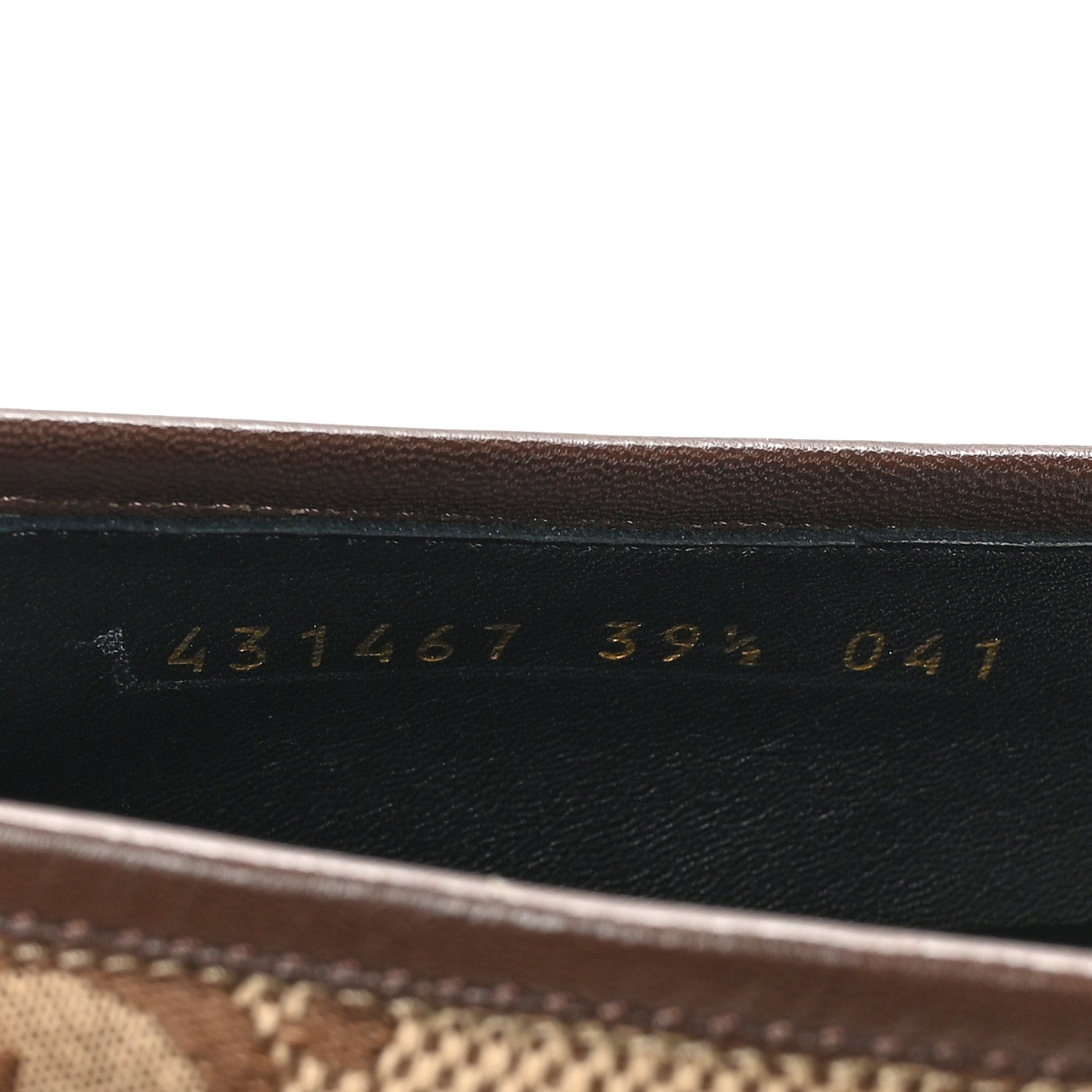 Gucci Monogram Jumbo GG Malaga Kid Horsebit Womens Jordaan Loafers 39.5 Camel Ebony New Acero Beige 7 of 10