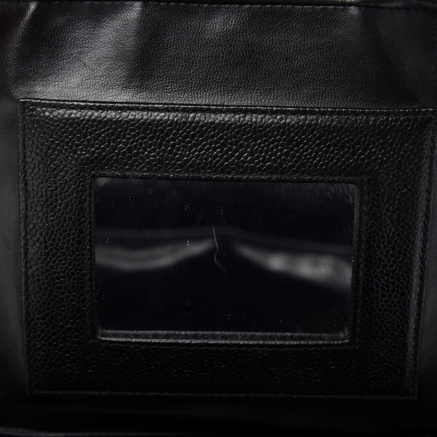 Chanel Caviar CC Vanity Train Case Black 11 of 15