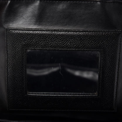 Chanel Caviar CC Vanity Train Case Black 11 of 15