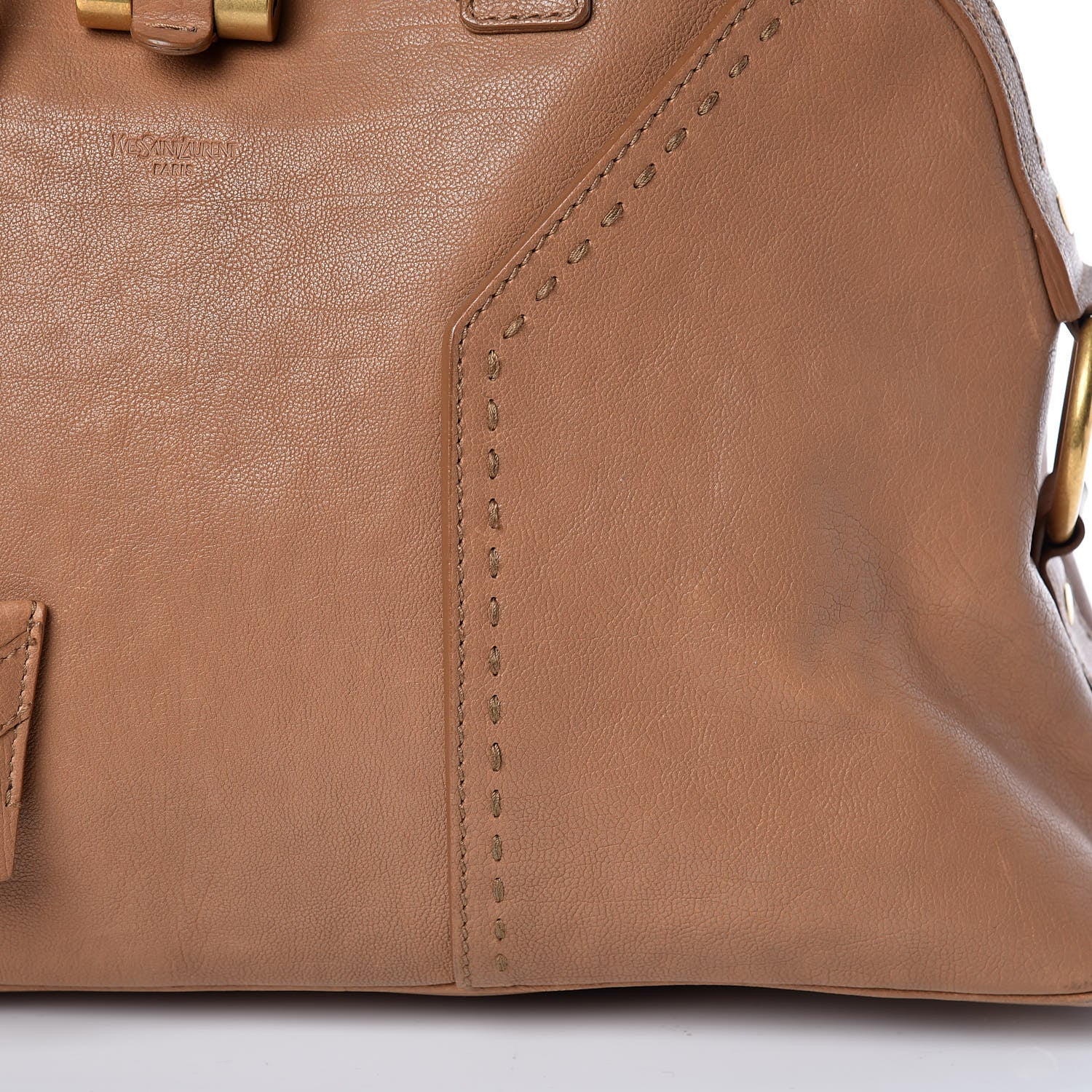 Saint Laurent Calfskin Large Muse Brown 20 of 20