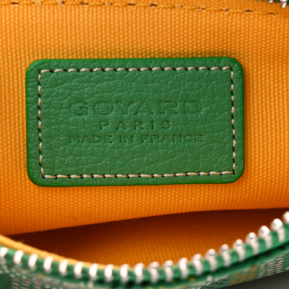 Goyard Goyardine Nano Senat Key Pouch Meadow Green Multicolored 6 of 7