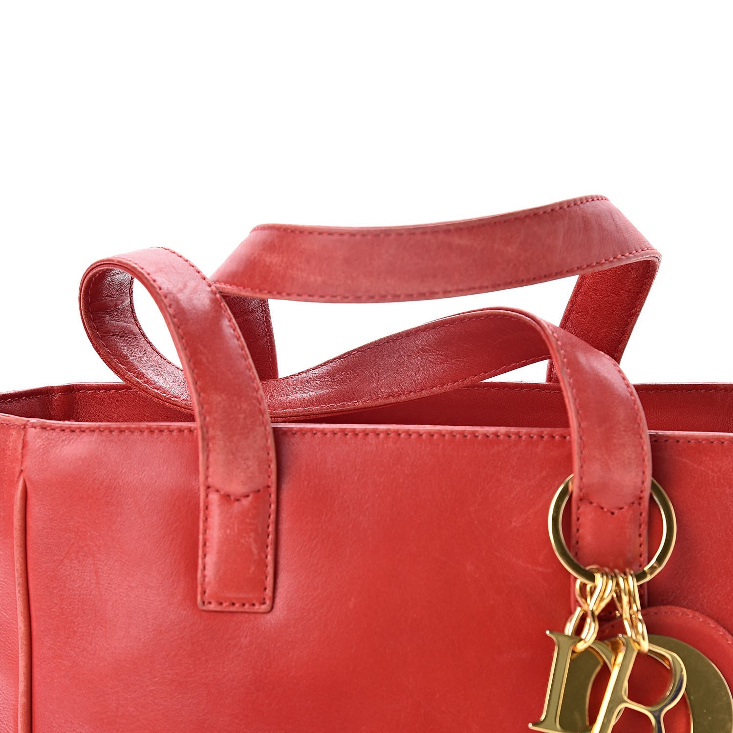 Christian Dior Calfskin Tote Red 16 of 22