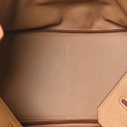 Hermes Taurillon Clemence JPG Birkin 42 Biscuit 5 of 12