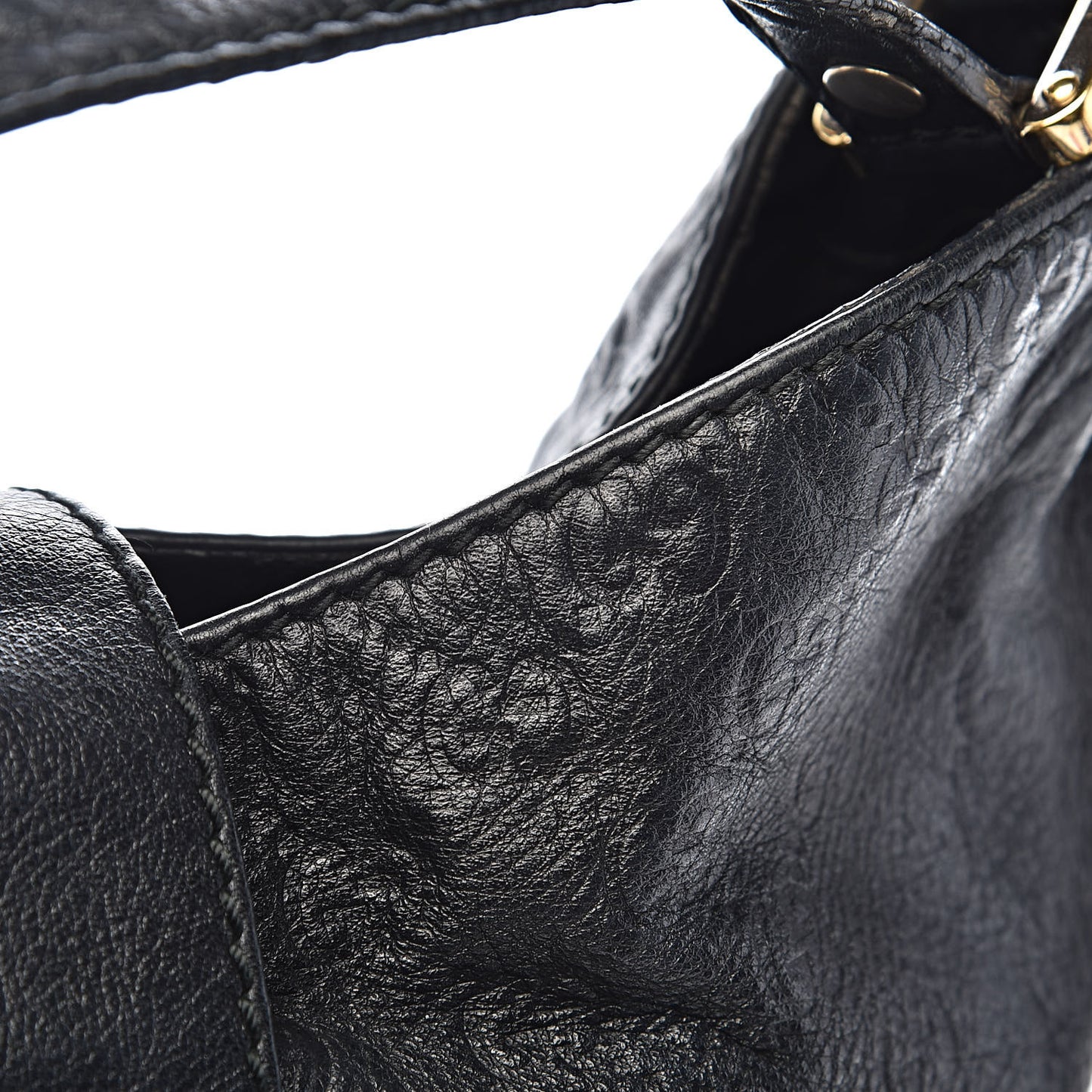 Guccissima Large New Ladies Web Hobo Black