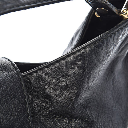 Gucci Guccissima Large New Ladies Web Hobo Black 17 of 20
