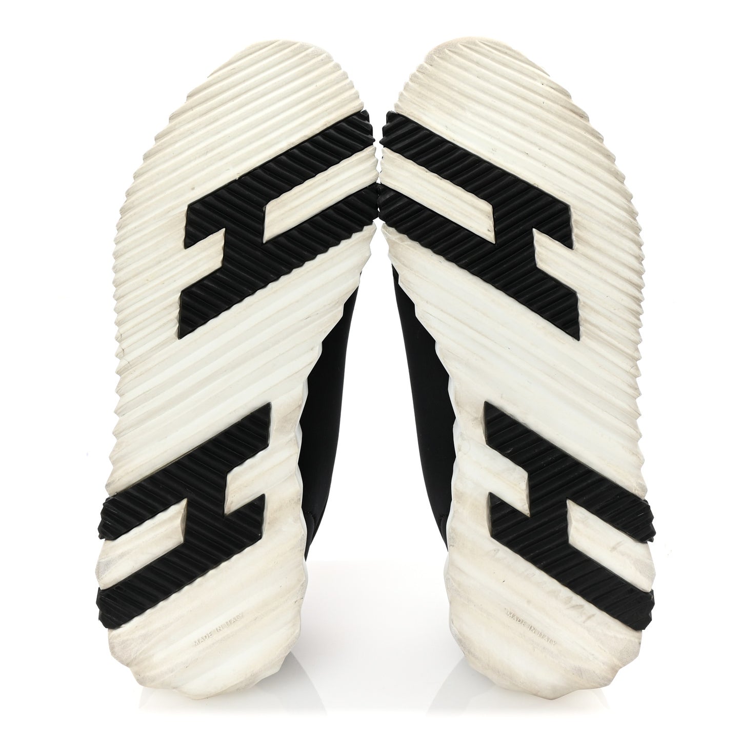 Chevre Velours Toile Bouncing Sneakers 38 Black