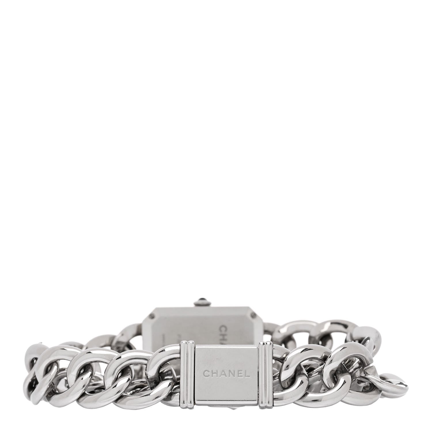 Chanel Stainless Steel 20mm Chain Premiere Quartz Watch Black 3 of 4