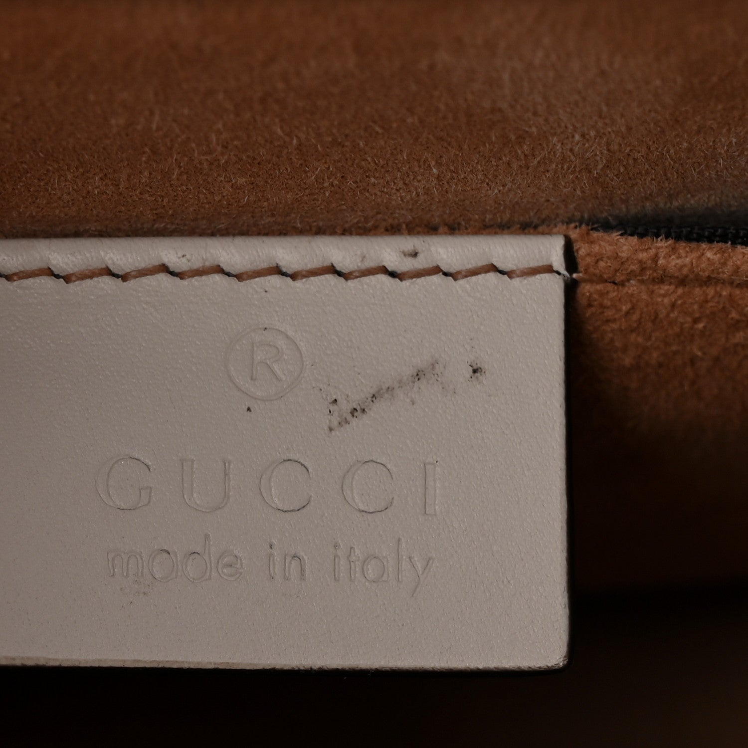 Gucci Calfskin Super Mini Sylvie Chain Shoulder Bag White 6 of 10