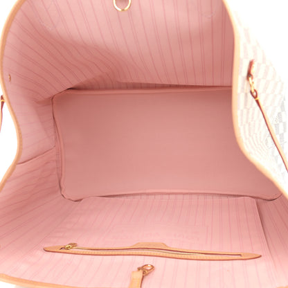 Louis Vuitton Damier Azur Neo Neverfull GM Rose Ballerine 5 of 9