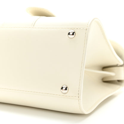 Delvaux Box Calfskin Mini Brillant Satchel Ivory 9 of 16