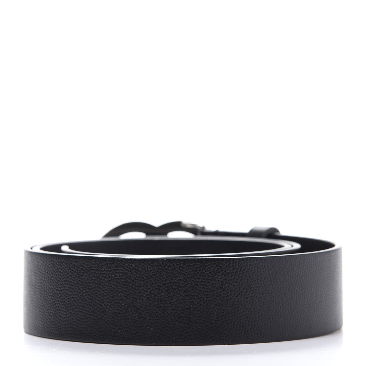 Chanel Caviar CC Logo Belt 90 36 Black 2 of 9