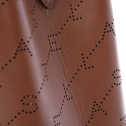 Stella McCartney Perforated Eco Alter Nappa Mini Bucket Bag Brown 13 of 15