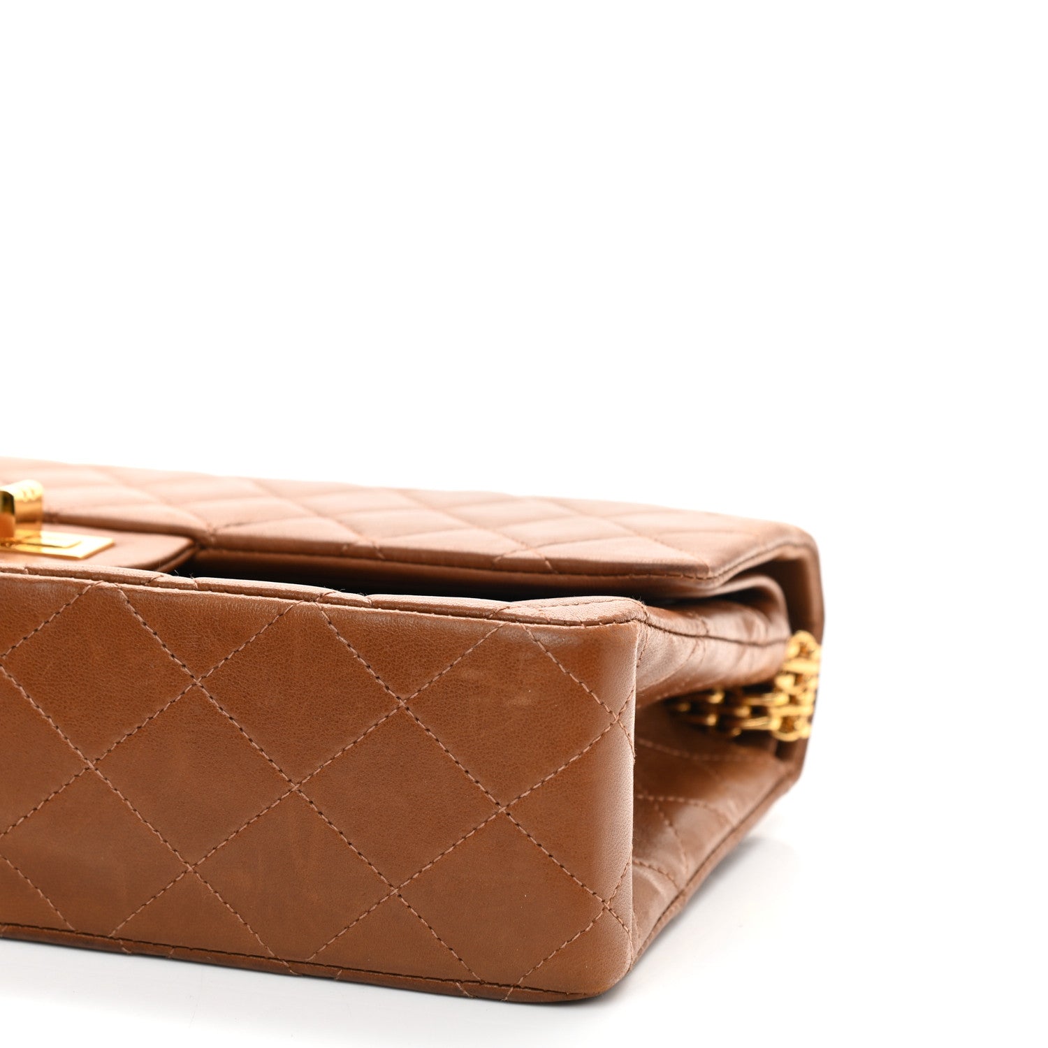 Chanel Lambskin Quilted 2.55 Reissue 225 Flap Brown 9 of 11