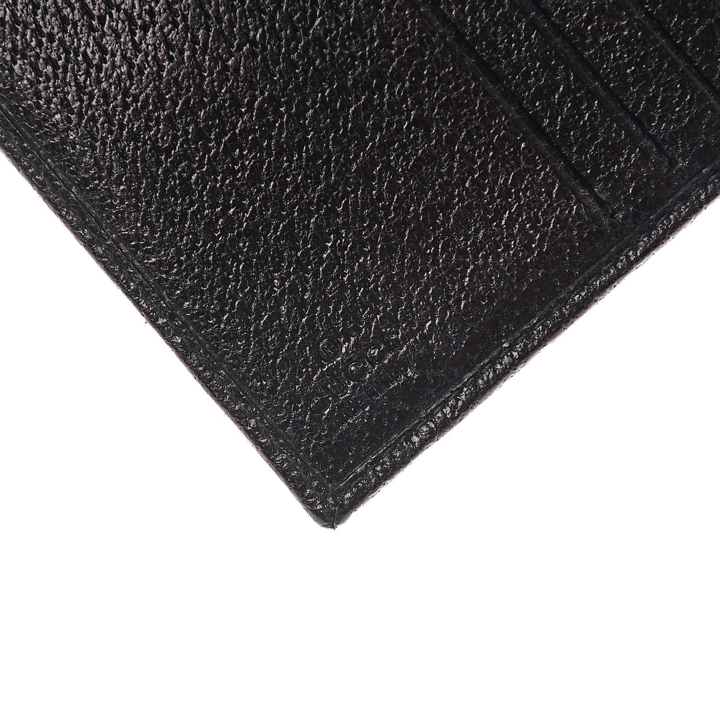 Monogram Metal Bar French Flap Wallet Black