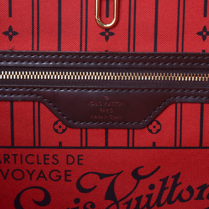 Louis Vuitton Damier Ebene Neverfull MM 7 of 9