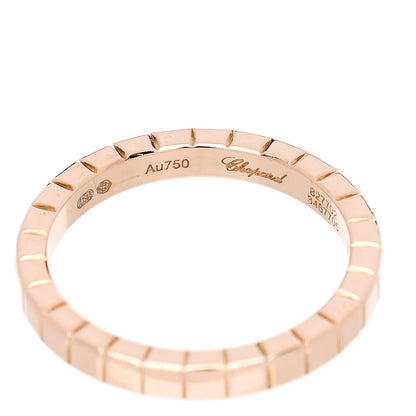Chopard 18K Rose Gold Ice Cube Band Ring 50 5.5 4 of 6