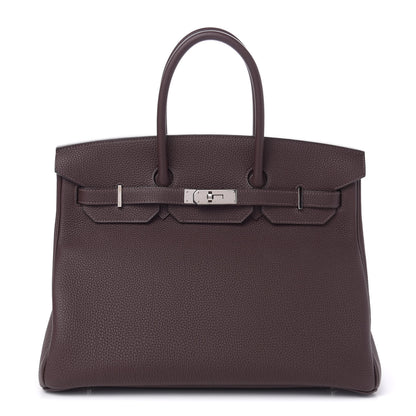 Hermes Togo Birkin 35 Chocolate 1 of 11