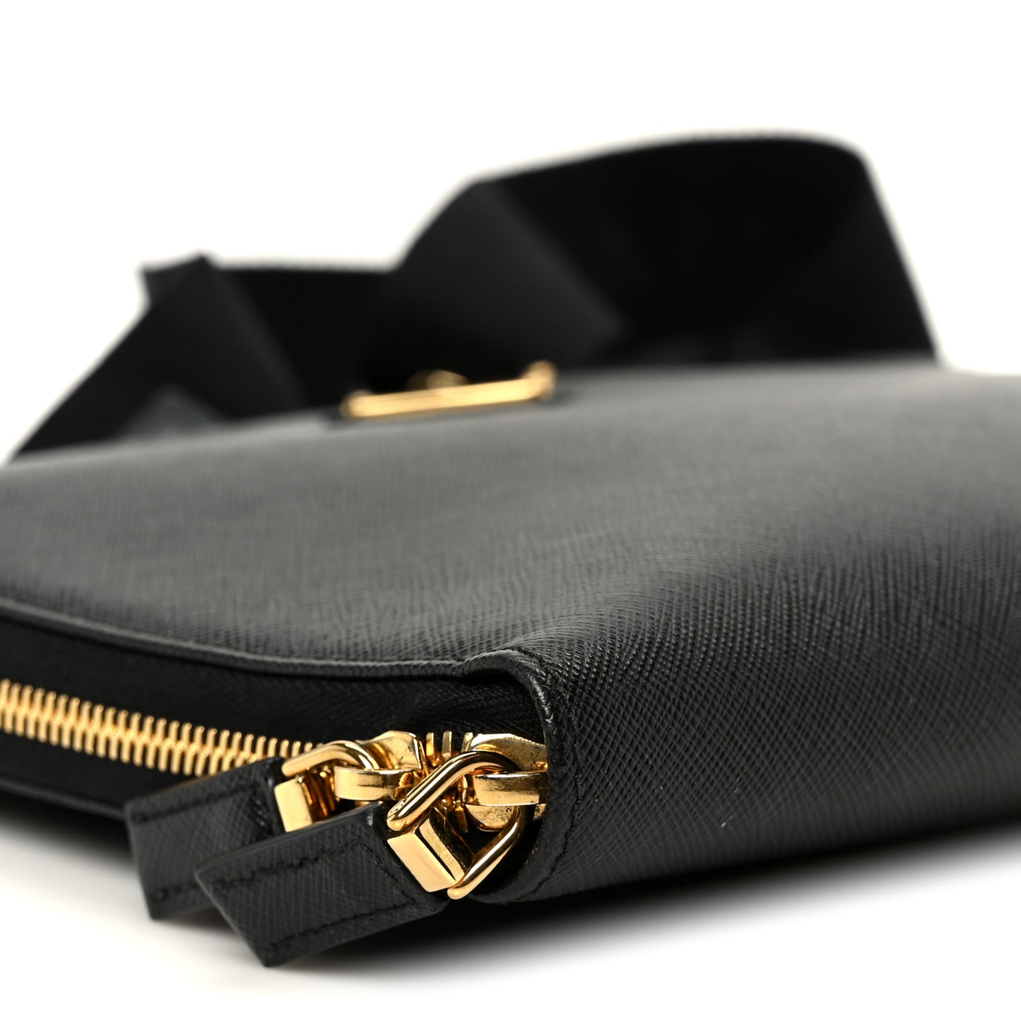 Saffiano Crossbody Bag Black