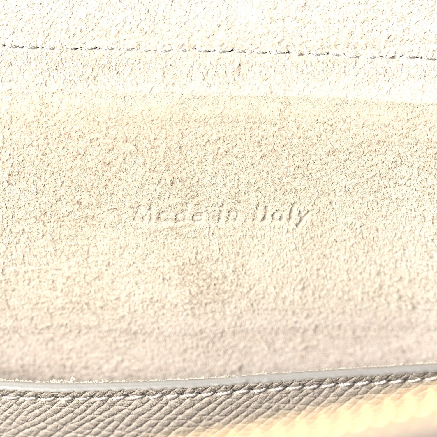 Celine Grained Calfskin Micro Belt Bag Clay 7 of 11