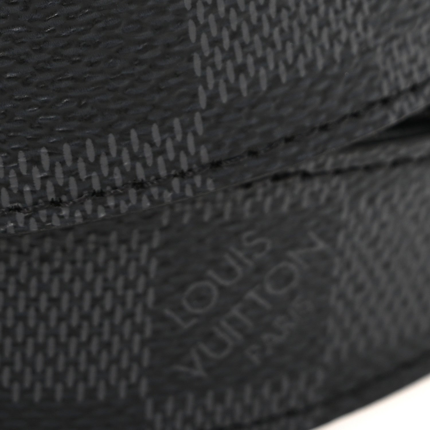 Louis Vuitton Damier Graphite Calfskin Belt 90 36 Black 7 of 8