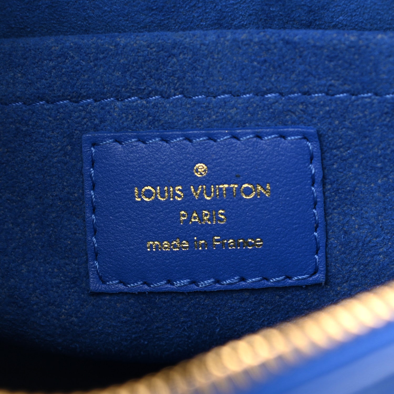 Louis Vuitton Calfskin New Wave Camera Bag Bleu Neon 6 of 10