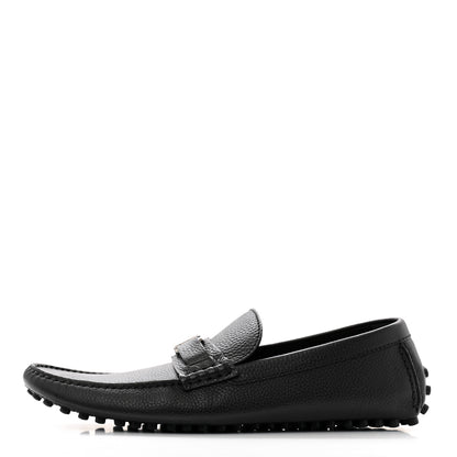 Louis Vuitton Taiga Mens Hockenheim Moccasin Loafers 11.5 Black 1 of 8