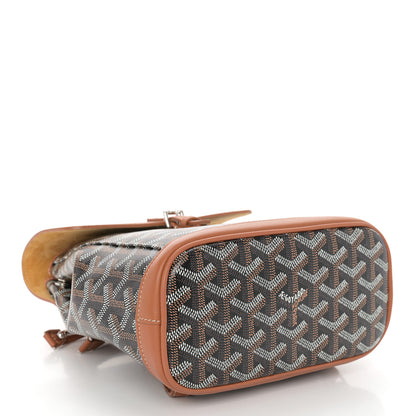Goyard Goyardine Calfskin Mini Alpin Backpack Black Gold 4 of 9