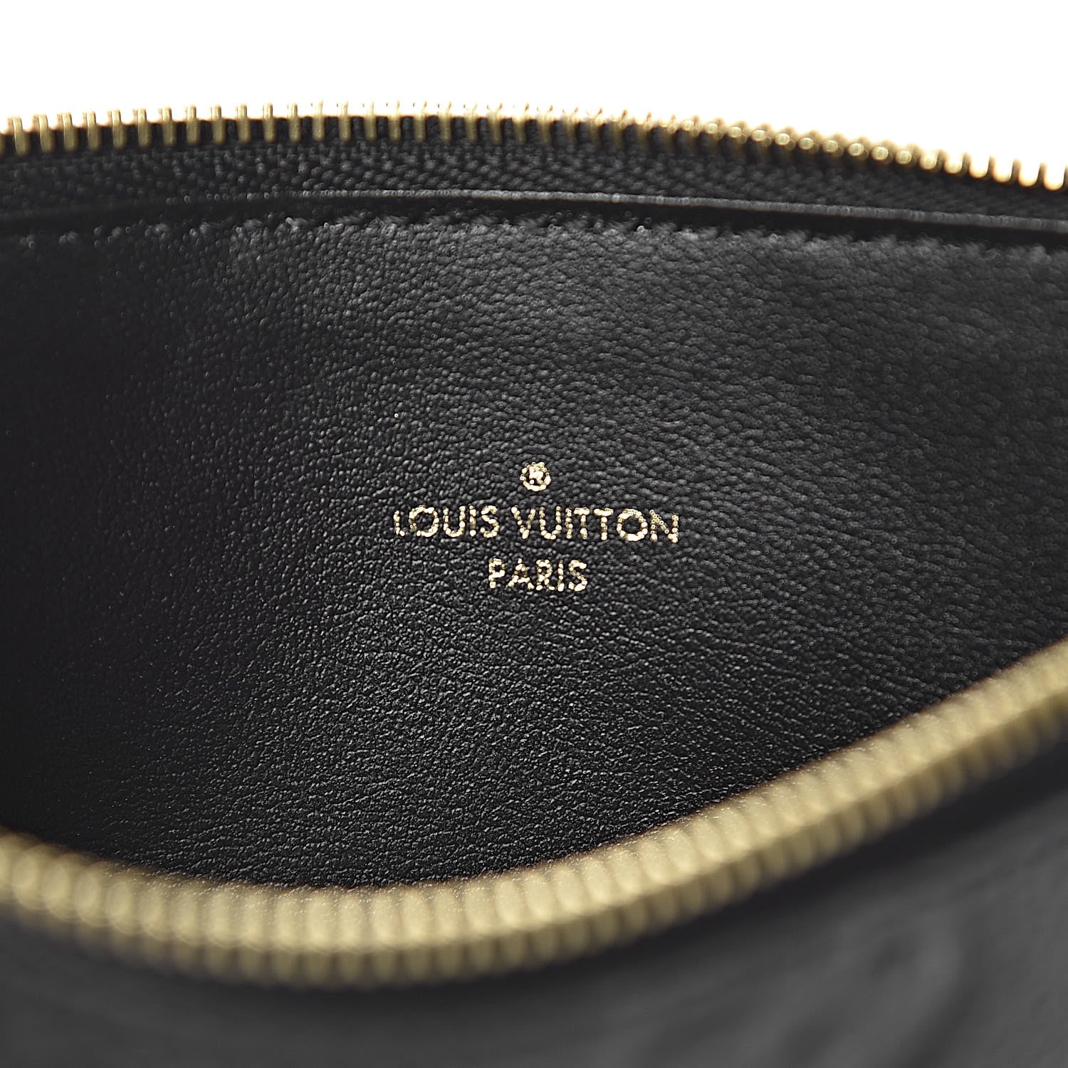 Louis Vuitton Empreinte Felicie Chain Wallet Zippered Insert Black 6 of 6