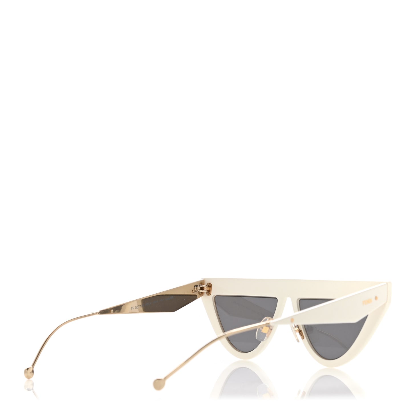 Acetate Metal Defender Sunglasses FF 0371/S White