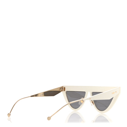 Fendi Acetate Metal Defender Sunglasses FF 0371/S White 4 of 7
