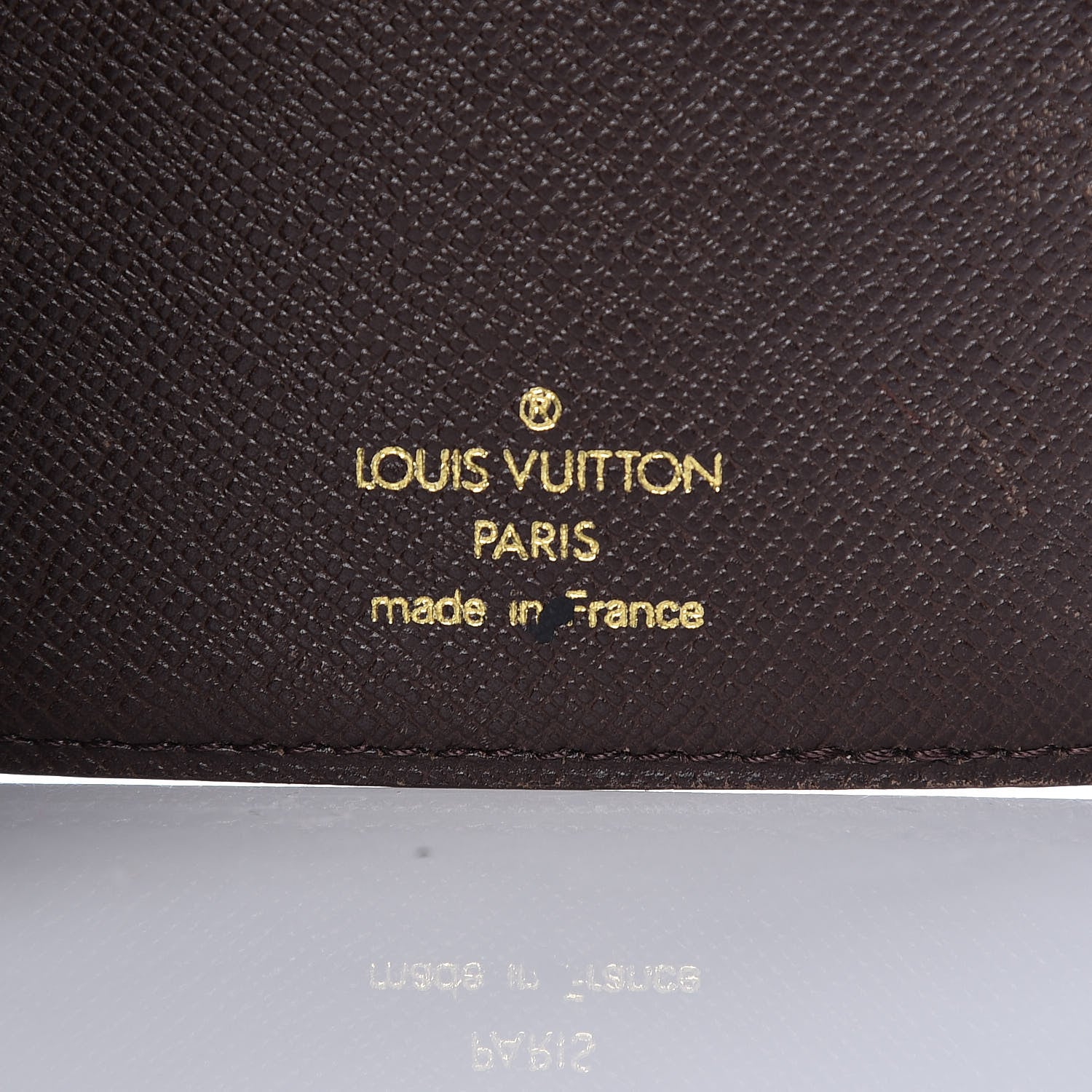 Louis Vuitton Damier Ebene Porte-Cartes Credit Yen Checkbook Wallet 6 of 13
