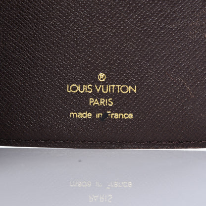 Louis Vuitton Damier Ebene Porte-Cartes Credit Yen Checkbook Wallet 6 of 13