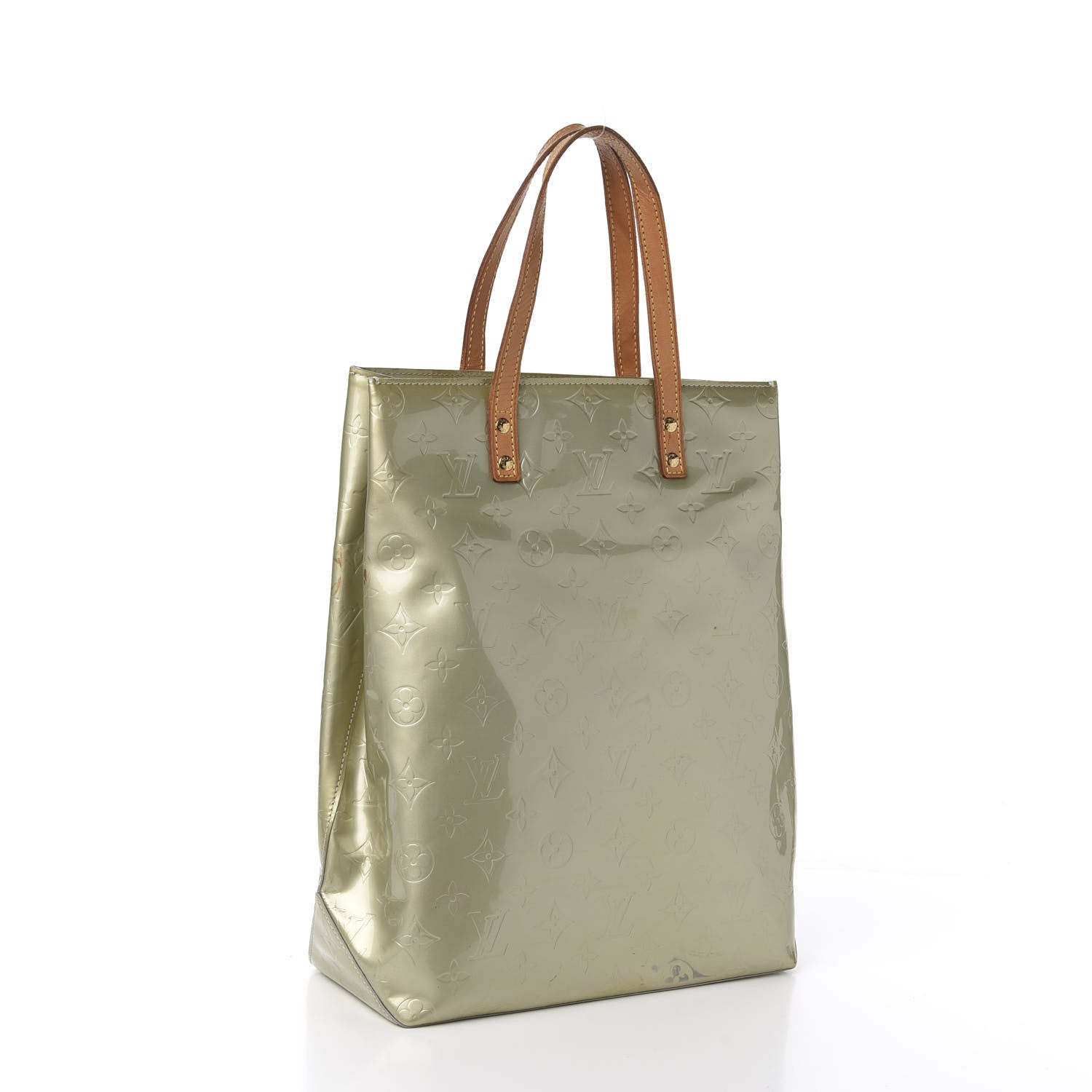 Louis Vuitton Vernis Reade MM Silver 2 of 10