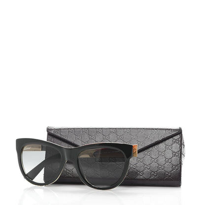 Gucci Cat Eye Sunglasses 3739/N/S Black 7 of 7