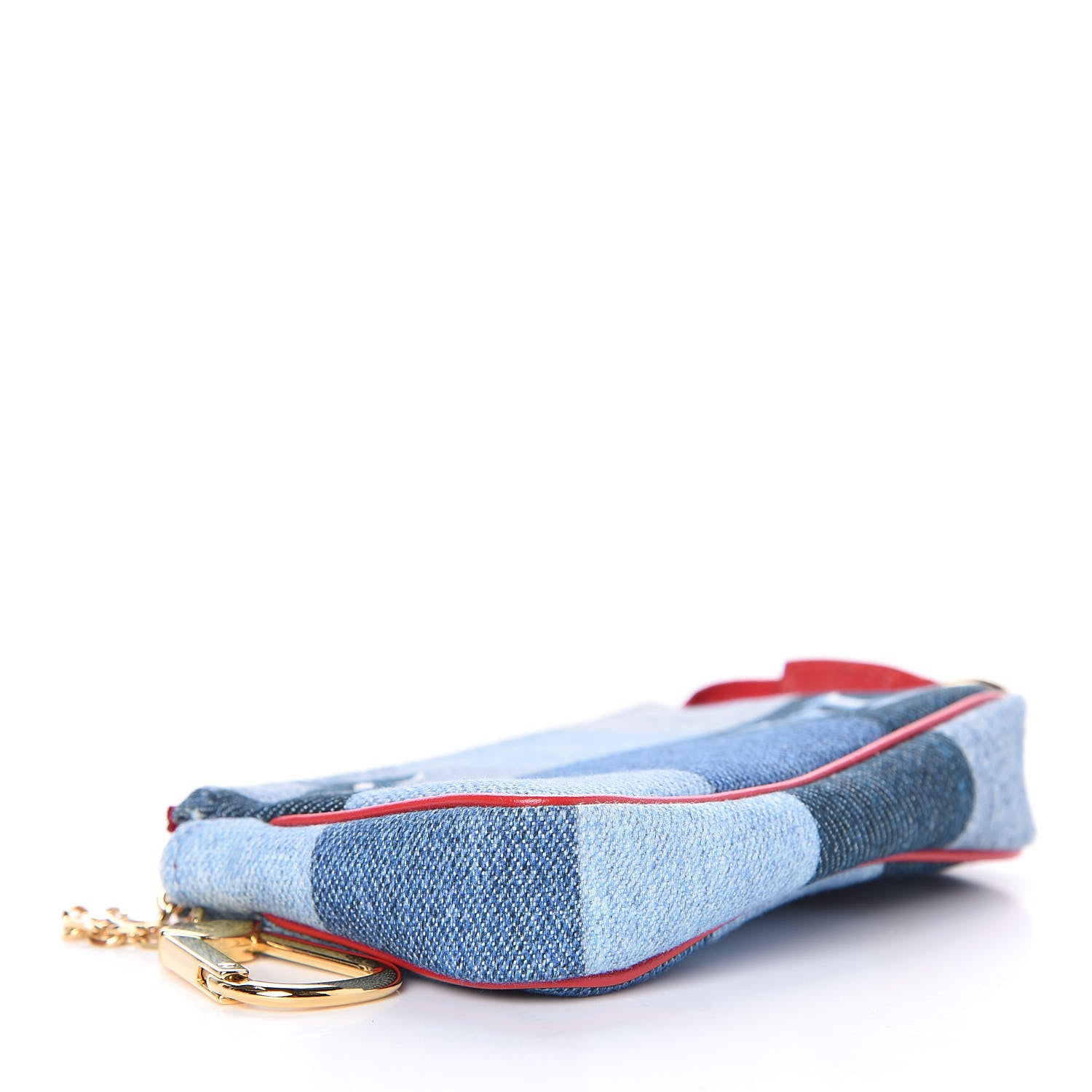 Louis Vuitton Denim Micro Pochette Accessories Denim Rouge 4 of 11