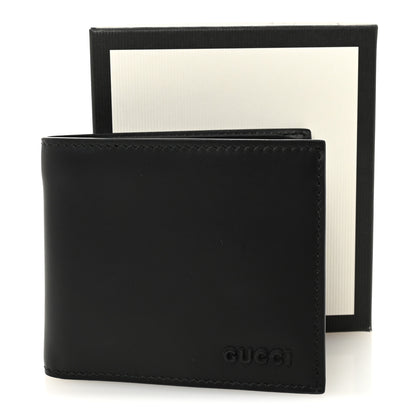 Gucci Vitello Bi-Fold Gomma Wallet Black 8 of 8