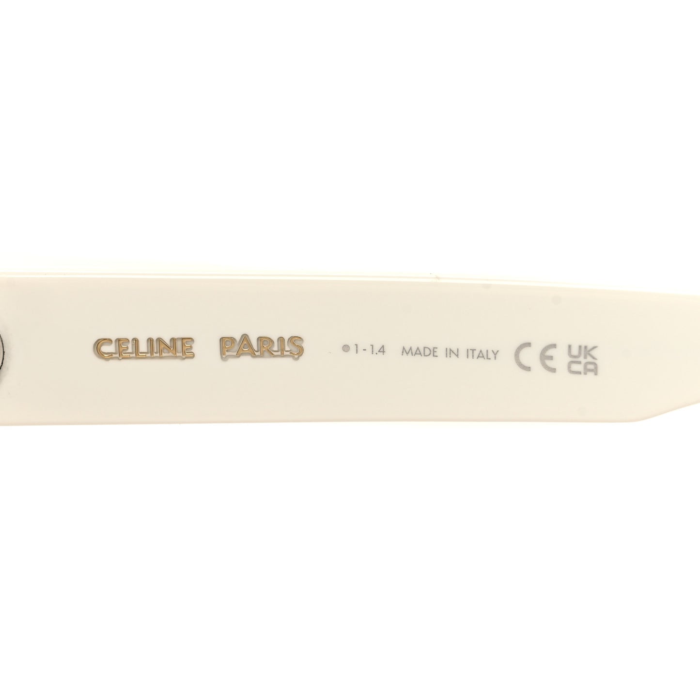 Acetate Triomphe 01 Sunglasses CL 40238U White