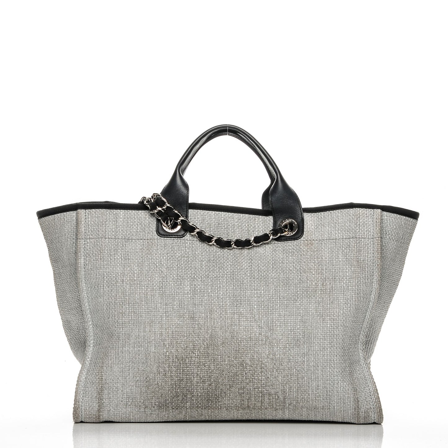 Canvas Large Deauville Tote Grey