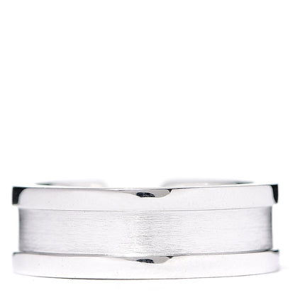 Cartier 18K White Gold Diamond 6.5mm Logo De Ring 51 5.75 3 of 6