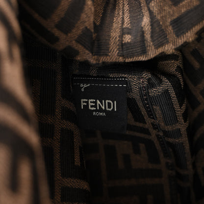 Fendi Camoscio Karligraphy Embroidered Medium Fendi First Tulipano 6 of 11