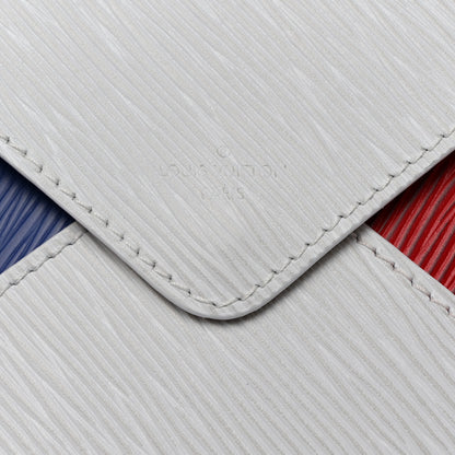 Louis Vuitton Epi Envelope Pouch White Rouge Indigo 6 of 6